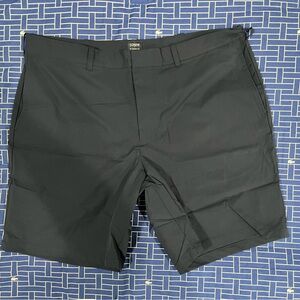 J. Crew Dark Navy Flat Front (Tech) Shorts Size 38 9 Inch Inseam